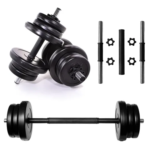 Гантелі + з'єднювач NEO-SPORT - 22 кг (2x11 кг)