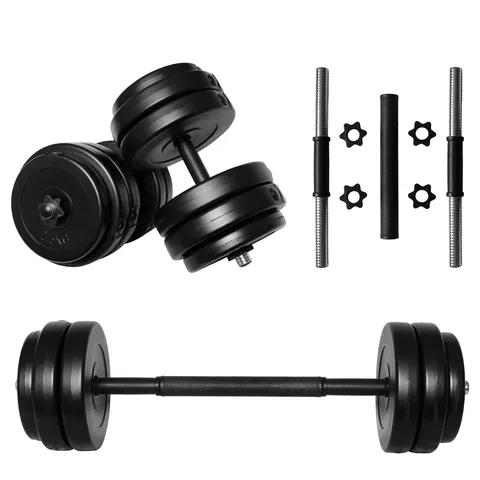 Гантелі + з'єднювач NEO-SPORT - 52 кг (2x26 кг)
